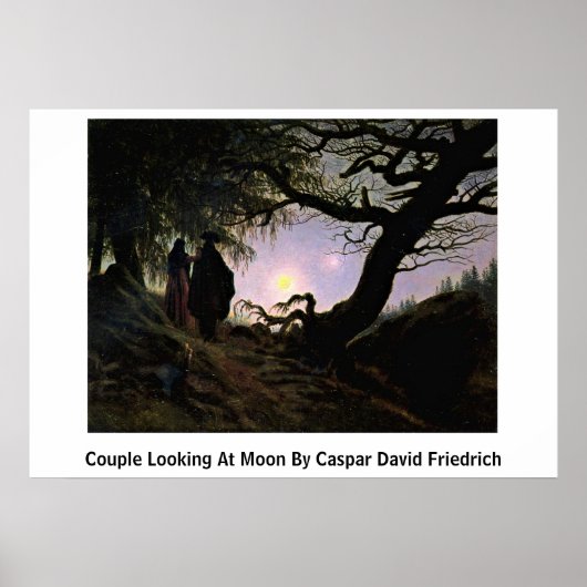 Een paar voorbeelden van Caspar David Friedrich Poster (Voorkant)
