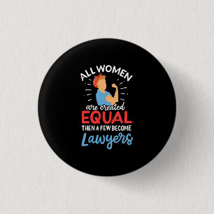 Een paar vrouwen worden advocaten ronde button 3,2 cm