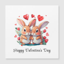 Een paar waterverf konijnen