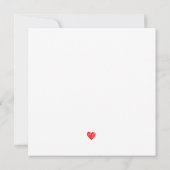 Een paar waterverf konijnen save the date (Achterkant)