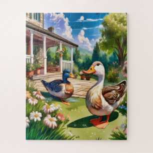 Een paar wilde kinderen legpuzzel