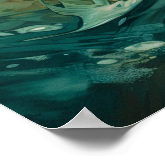 Een paar zeemeerminnen poster (Hoek)