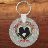 Een paar zoenen - ik mis je op Valentijnsdag Sleutelhanger (Voorkant)