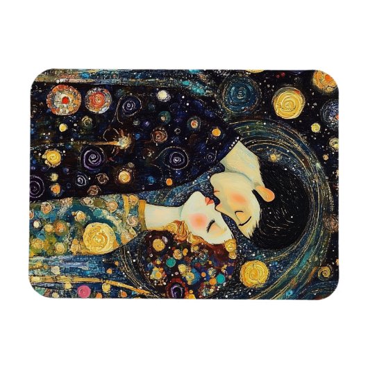 Een paar zoenen magneet (Horizontaal)