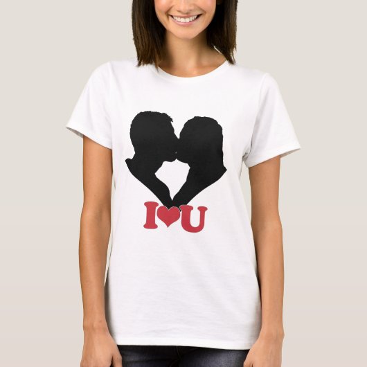 Een paar zoenen met mij ♥ U T-shirt (Voorkant)