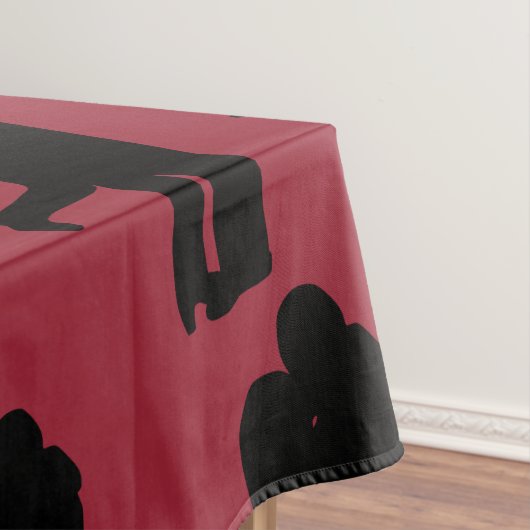 Een paar zoenen tafelkleed (Voorbeeld)
