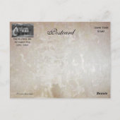 één paard briefkaart (Achterkant)