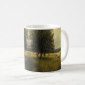 Een paard dat op een veld graast koffiemok (Voorkant rechts)