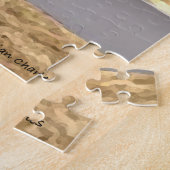 "Een paard en haar kat" Legpuzzel (Zijkant)