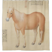 Een paard genaamd Hongyuzuo Fine Art Douchegordijn (Voorkant)