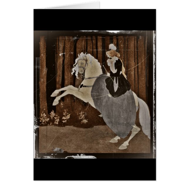 Een paard in het bos (Voorkant)