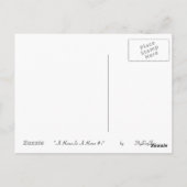 Een paard is een paard #1" briefkaart (Achterkant)