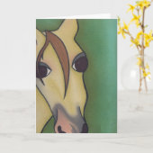 Een paard is een Paard Ofcourse door Robyn Feeley Kaart (Gele Bloem)