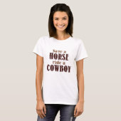 Een paard opslaan t-shirt (Voorkant volledig)