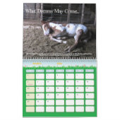 Eén paard per tijdkalender kalender (Mar 2026)