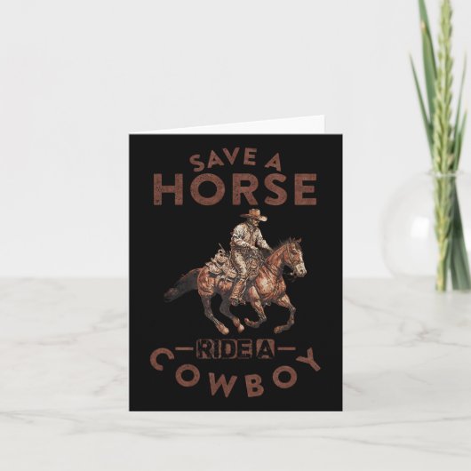 een paard redden1 kaart (Voorkant)