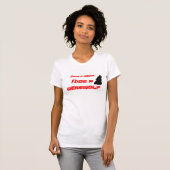 Een paard redden, een weerwolf rijden t-shirt (Voorkant volledig)