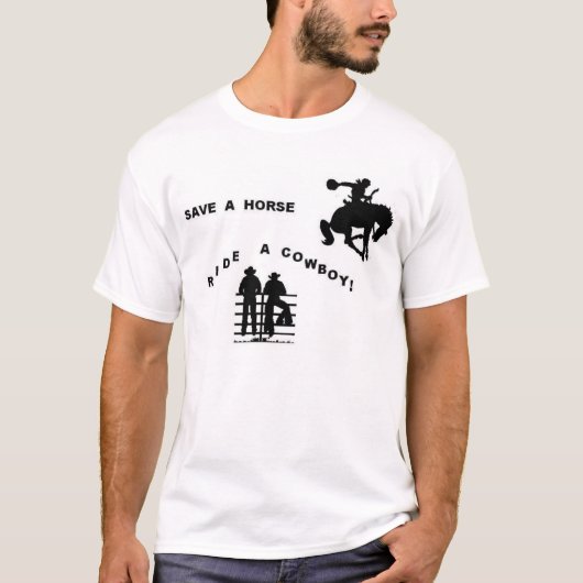 Een paard redden... t-shirt (Voorkant)