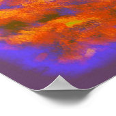 Een paard van veel kleuren poster (Hoek)