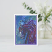 Een paard van verschillende kleuren Briefkaart (Staand voorkant)