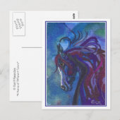 Een paard van verschillende kleuren Briefkaart (Voorkant / Achterkant)