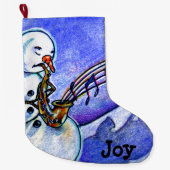 Een paard voor afspelen grote kerstsok (Voorkant)