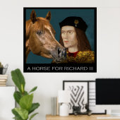 Een paard voor Richard III Poster (Thuiskantoor)