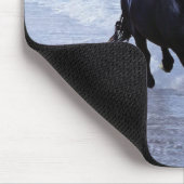 Een paard vrij en vrij muismat (Hoek)