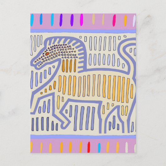 Een Paard Zonder Naam Briefkaart (Voorkant)