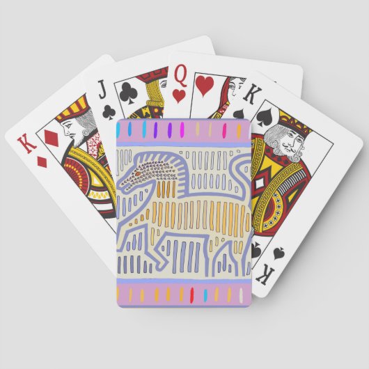 Een Paard Zonder Naam Pokerkaarten (Achterkant)