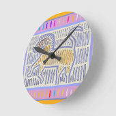 Een paard zonder naam ronde klok (Hoek)