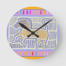 Een paard zonder naam ronde klok