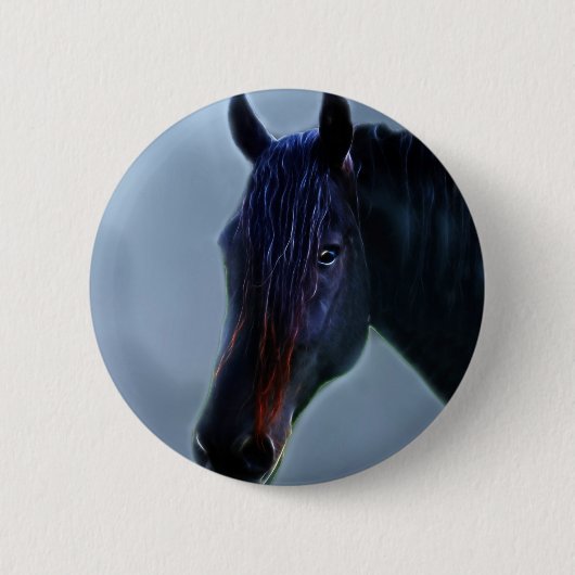 Een paardcuriositeit ronde button 5,7 cm (Voorkant)
