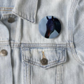 Een paardcuriositeit ronde button 5,7 cm (In situ)