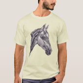 Een paarden schoonheid t-shirt (Voorkant)