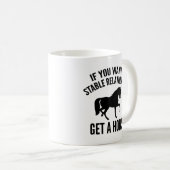 Een paardenkoffie Mok (Voorkant rechts)