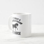 Een paardenkoffie Mok (Voorkant links)