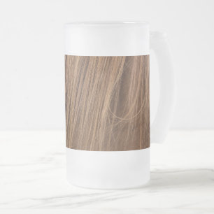 Een paardenmane met Mok van geblazen glas