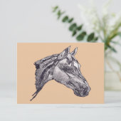 Een paardenschoonheid bedankkaart (Staand voorkant)