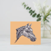 Een paardenschoonheid briefkaart (Staand voorkant)
