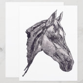 Een paardenschoonheidspapier (Voorkant / Achterkant)