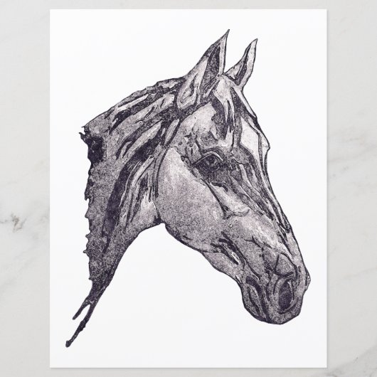 Een paardenschoonheidspapier (Voorkant)