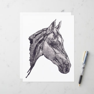 Een paardenschoonheidspapier