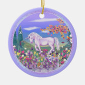 Een paars paradijs Acrylornament Keramisch Ornament (Voorkant)