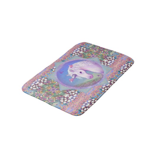 Een paars paradijs Bath Mat (Gekanteld)