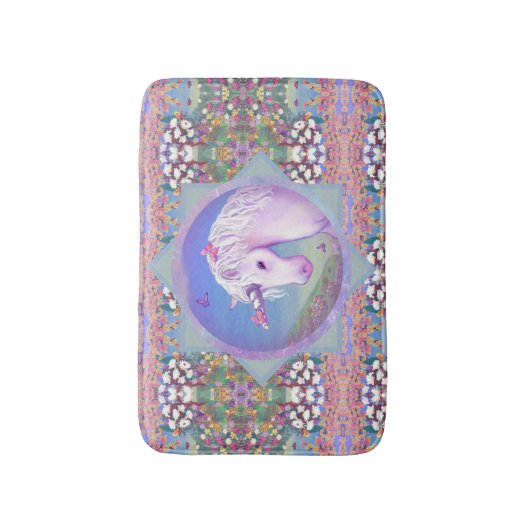 Een paars paradijs Bath Mat (Voorkant Verticaal)