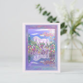 Een Paars paradijs Briefkaart (Staand voorkant)