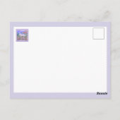 Een Paars paradijs Briefkaart (Achterkant)
