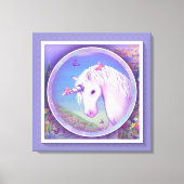 Een paars paradijs canvas afdruk (Voorkant)