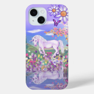 Een paars paradijs iPhone 15 case